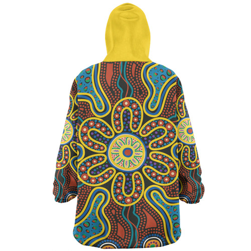 Australia Dot Painting Inspired Aboriginal Snug Hoodie - Aboriginal Dot Art Color Inspired Snug Hoodie Australia Dot Painting Inspired Aboriginal Snug Hoodie - Aboriginal Dot Art Color Inspired Snug Hoodie