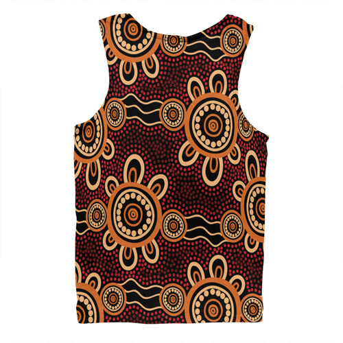 Australia Dot Painting Inspired Aboriginal Men Singlet - Aboriginal Dot Pattern Painting Art Men Singlet Australia Dot Painting Inspired Aboriginal Men Singlet - Aboriginal Dot Pattern Painting Art Men Singlet
