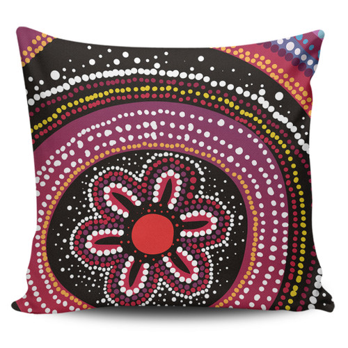 Australia Dot Painting Inspired Aboriginal Pillow Cases - Aboriginal Color Dot Inspired Pillow Cases Australia Dot Painting Inspired Aboriginal Pillow Cases - Aboriginal Color Dot Inspired Pillow Cases