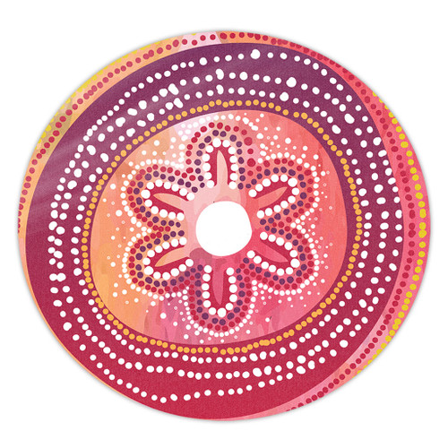 Australia Dot Painting Inspired Aboriginal Round Rug - Aboriginal Style Dot Round Rug Australia Dot Painting Inspired Aboriginal Round Rug - Aboriginal Style Dot Round Rug
