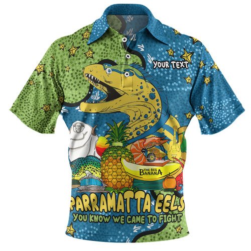 Parramatta Eels Custom Polo Shirt - Australian Big Things Polo Shirt