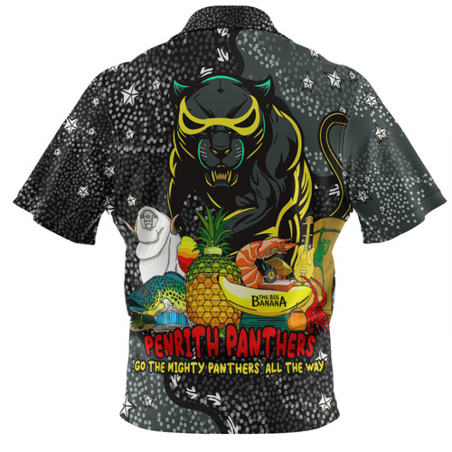 Penrith Panthers Custom Polo Shirt - Australian Big Things Polo Shirt Penrith Panthers Custom Polo Shirt - Australian Big Things Polo Shirt