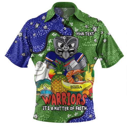 New Zealand Warriors Custom Polo Shirt - Australian Big Things Polo Shirt