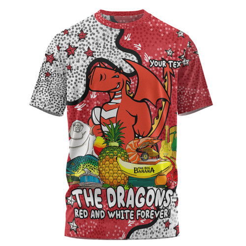 St. George Illawarra Dragons Custom T-shirt - Australian Big Things T-shirt