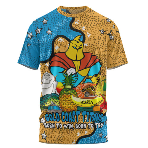 Gold Coast Titans Custom T-shirt - Australian Big Things T-shirt