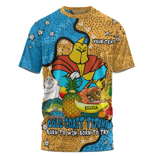 Gold Coast Titans Custom T-shirt - Australian Big Things T-shirt