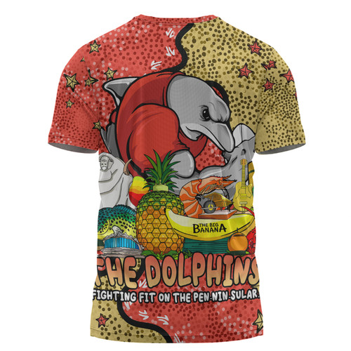 Redcliffe Dolphins Custom T-shirt - Australian Big Things T-shirt