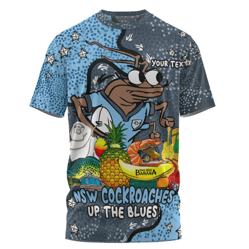 New South Wales Cockroaches Custom T-shirt - Australian Big Things T-shirt