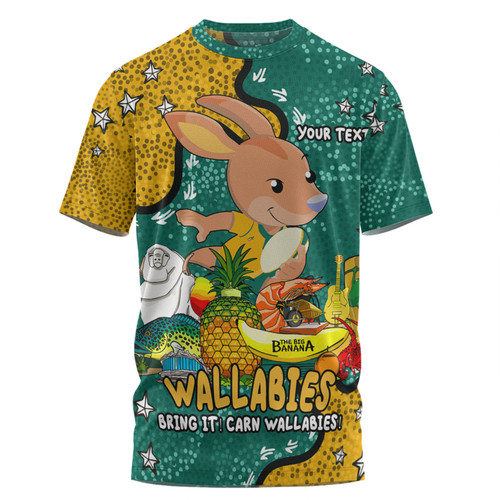 Australia Wallabies Custom T-shirt - Australian Big Things T-shirt