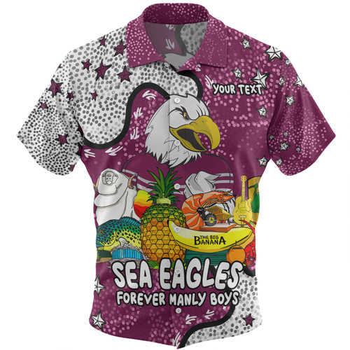 Manly Warringah Sea Eagles Hawaiian Shirt - Australian Big Things Hawaiian Shirt