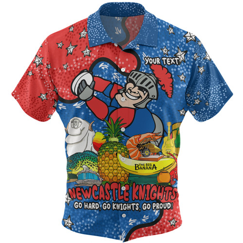 Newcastle Knights Custom Hawaiian Shirt - Australian Big Things Hawaiian Shirt