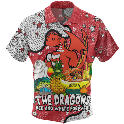 St. George Illawarra Dragons Custom Hawaiian Shirt - Australian Big Things Hawaiian Shirt St. George Illawarra Dragons Custom Hawaiian Shirt - Australian Big Things Hawaiian Shirt