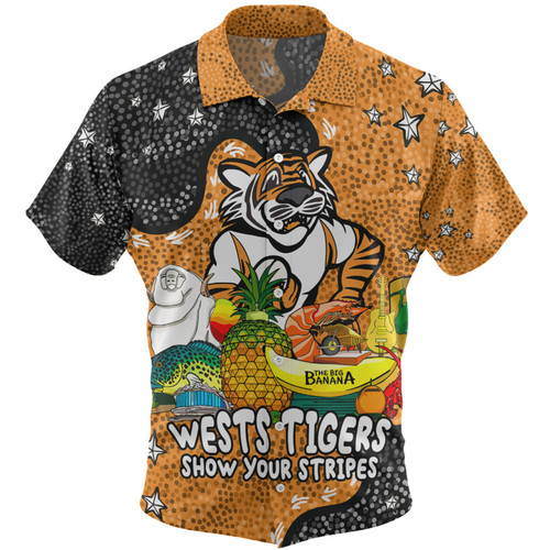 Wests Tigers Custom Hawaiian Shirt - Australian Big Things Hawaiian Shirt Wests Tigers Custom Hawaiian Shirt - Australian Big Things Hawaiian Shirt
