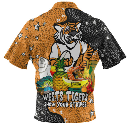 Wests Tigers Custom Hawaiian Shirt - Australian Big Things Hawaiian Shirt Wests Tigers Custom Hawaiian Shirt - Australian Big Things Hawaiian Shirt
