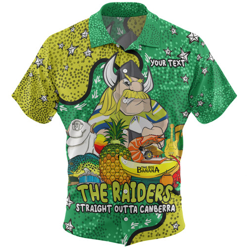 Canberra Raiders Custom Hawaiian Shirt - Australian Big Things Hawaiian Shirt