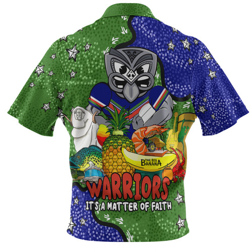 New Zealand Warriors Custom Hawaiian Shirt - Australian Big Things Hawaiian Shirt