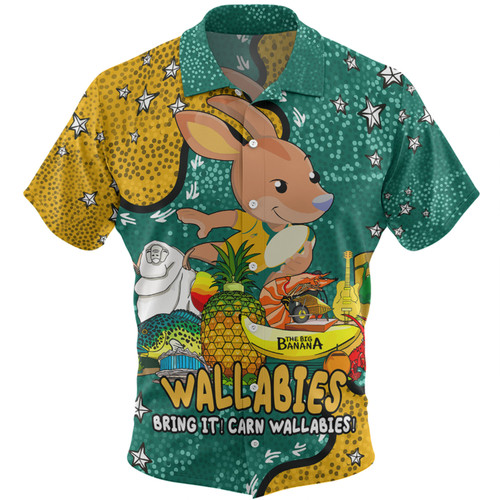 Australia Wallabies Custom Hawaiian Shirt - Australian Big Things Hawaiian Shirt Australia Wallabies Custom Hawaiian Shirt - Australian Big Things Hawaiian Shirt
