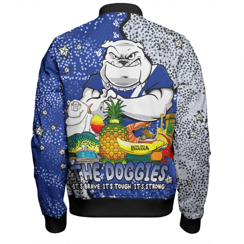 Canterbury-Bankstown Bulldogs Custom Bomber Jacket - Australian Big Things Bomber Jacket Canterbury-Bankstown Bulldogs Custom Bomber Jacket - Australian Big Things Bomber Jacket