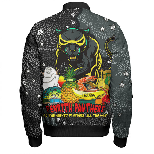 Penrith Panthers Custom Bomber Jacket - Australian Big Things Bomber Jacket Penrith Panthers Custom Bomber Jacket - Australian Big Things Bomber Jacket