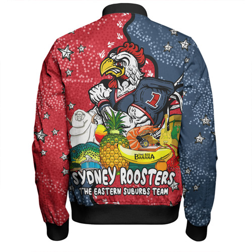 Sydney Roosters Custom Bomber Jacket - Australian Big Things Bomber Jacket Sydney Roosters Custom Bomber Jacket - Australian Big Things Bomber Jacket
