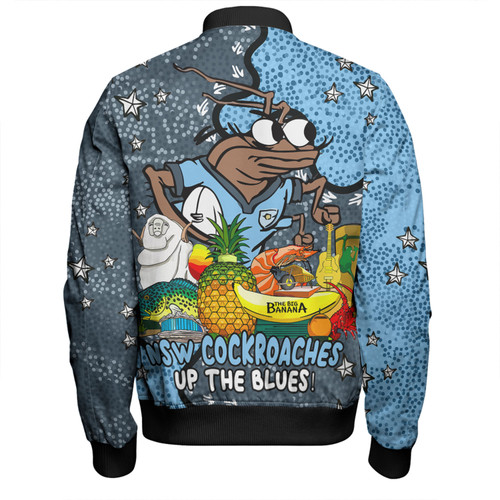 New South Wales Cockroaches Custom Bomber Jacket - Australian Big Things Bomber Jacket New South Wales Cockroaches Custom Bomber Jacket - Australian Big Things Bomber Jacket