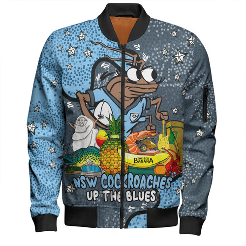 New South Wales Cockroaches Custom Bomber Jacket - Australian Big Things Bomber Jacket New South Wales Cockroaches Custom Bomber Jacket - Australian Big Things Bomber Jacket