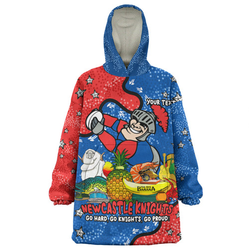 Newcastle Knights Custom Snug Hoodie - Australian Big Things Snug Hoodie