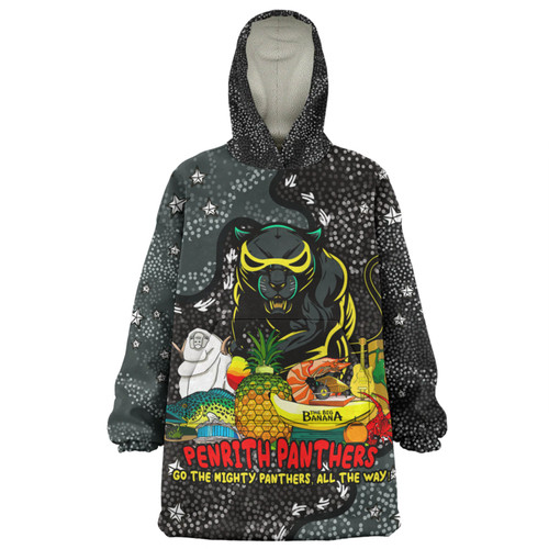 Penrith Panthers Custom Snug Hoodie - Australian Big Things Snug Hoodie Penrith Panthers Custom Snug Hoodie - Australian Big Things Snug Hoodie