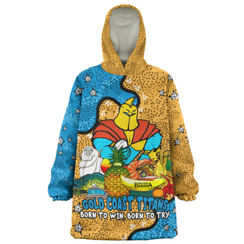 Gold Coast Titans Custom Snug Hoodie - Australian Big Things Snug Hoodie Gold Coast Titans Custom Snug Hoodie - Australian Big Things Snug Hoodie