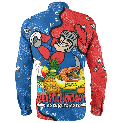 Newcastle Knights Custom Long Sleeve Shirt - Australian Big Things Long Sleeve Shirt Newcastle Knights Custom Long Sleeve Shirt - Australian Big Things Long Sleeve Shirt