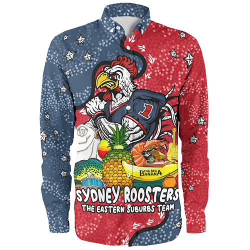 Sydney Roosters Custom Long Sleeve Shirt - Australian Big Things Long Sleeve Shirt Sydney Roosters Custom Long Sleeve Shirt - Australian Big Things Long Sleeve Shirt