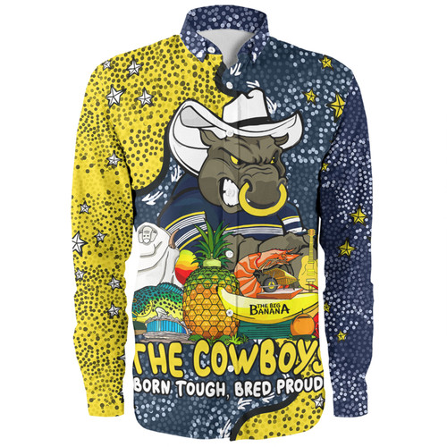 North Queensland Cowboys Custom Long Sleeve Shirt - Australian Big Things Long Sleeve Shirt North Queensland Cowboys Custom Long Sleeve Shirt - Australian Big Things Long Sleeve Shirt