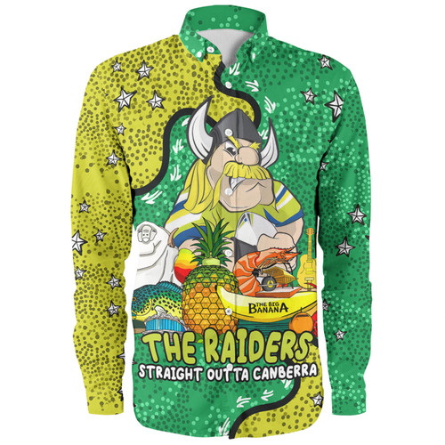 Canberra Raiders Custom Long Sleeve Shirt - Australian Big Things Long Sleeve Shirt Canberra Raiders Custom Long Sleeve Shirt - Australian Big Things Long Sleeve Shirt