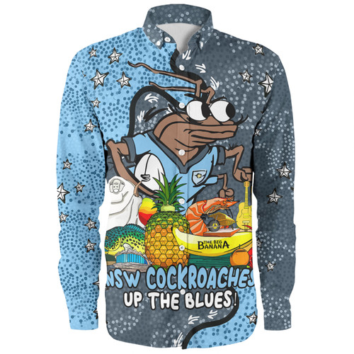 New South Wales Cockroaches Custom Long Sleeve Shirt - Australian Big Things Long Sleeve Shirt New South Wales Cockroaches Custom Long Sleeve Shirt - Australian Big Things Long Sleeve Shirt
