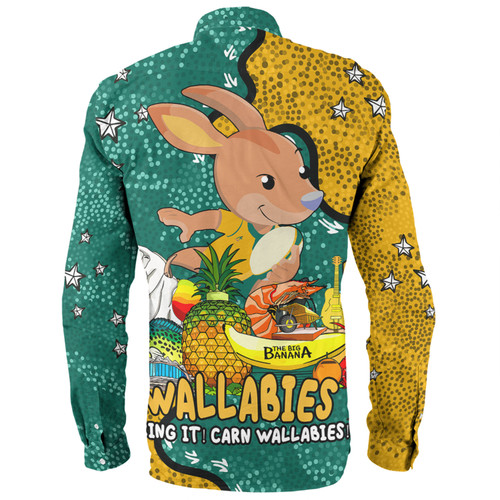 Australia Wallabies Custom Long Sleeve Shirt - Australian Big Things Long Sleeve Shirt Australia Wallabies Custom Long Sleeve Shirt - Australian Big Things Long Sleeve Shirt