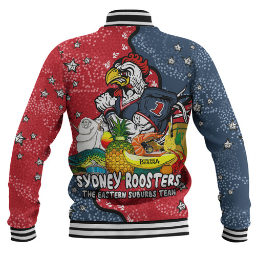 Sydney Roosters Custom Baseball Jacket - Australian Big Things Baseball Jacket Sydney Roosters Custom Baseball Jacket - Australian Big Things Baseball Jacket