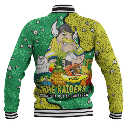Canberra Raiders Custom Baseball Jacket - Australian Big Things Baseball Jacket Canberra Raiders Custom Baseball Jacket - Australian Big Things Baseball Jacket