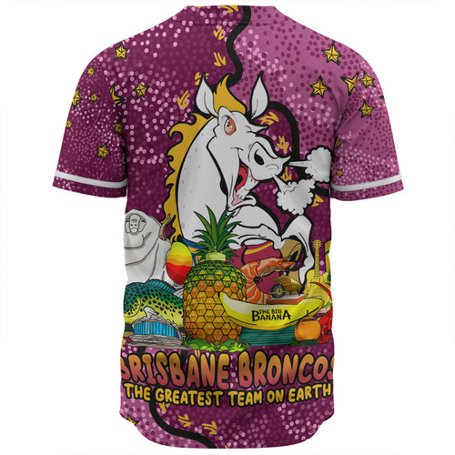 Brisbane Broncos Custom Baseball Shirt - Australian Big Things Baseball Shirt Brisbane Broncos Custom Baseball Shirt - Australian Big Things Baseball Shirt