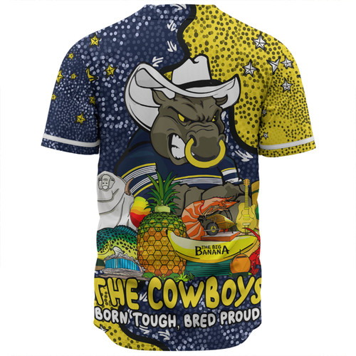 North Queensland Cowboys Custom Baseball Shirt - Australian Big Things Baseball Shirt North Queensland Cowboys Custom Baseball Shirt - Australian Big Things Baseball Shirt