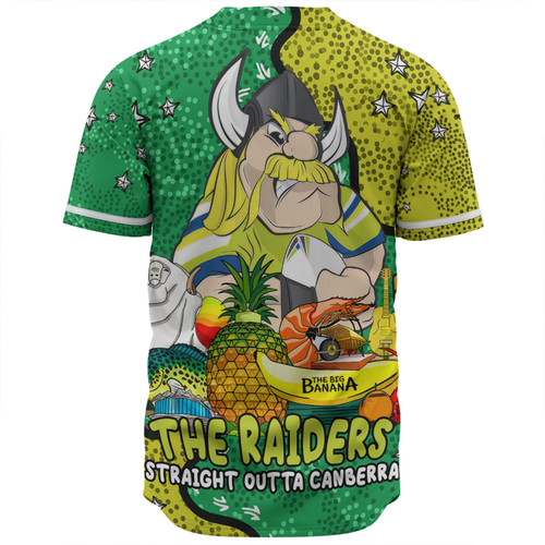 Canberra Raiders Custom Baseball Shirt - Australian Big Things Baseball Shirt Canberra Raiders Custom Baseball Shirt - Australian Big Things Baseball Shirt