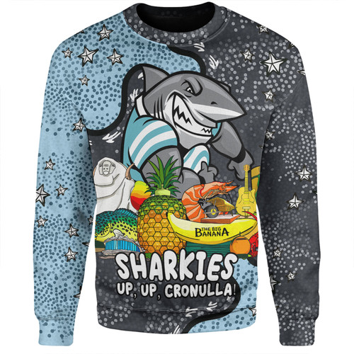 Cronulla-Sutherland Sharks Custom Sweatshirt - Australian Big Things Sweatshirt Cronulla-Sutherland Sharks Custom Sweatshirt - Australian Big Things Sweatshirt