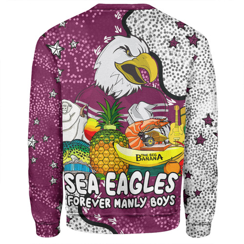 Manly Warringah Sea Eagles Sweatshirt - Australian Big Things Sweatshirt Manly Warringah Sea Eagles Sweatshirt - Australian Big Things Sweatshirt