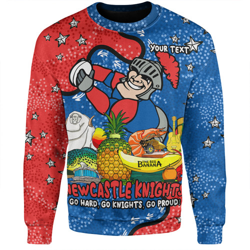 Newcastle Knights Custom Sweatshirt - Australian Big Things Sweatshirt
