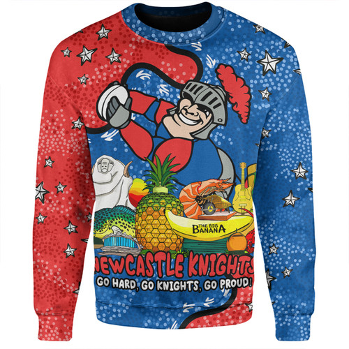 Newcastle Knights Custom Sweatshirt - Australian Big Things Sweatshirt Newcastle Knights Custom Sweatshirt - Australian Big Things Sweatshirt