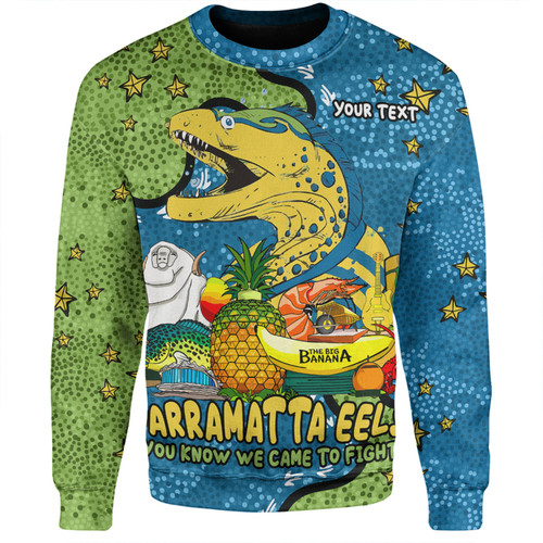 Parramatta Eels Custom Sweatshirt - Australian Big Things Sweatshirt