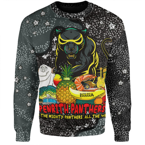 Penrith Panthers Custom Sweatshirt - Australian Big Things Sweatshirt Penrith Panthers Custom Sweatshirt - Australian Big Things Sweatshirt
