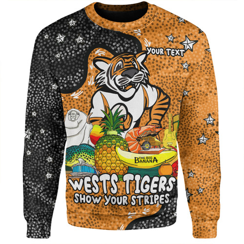 Wests Tigers Custom Sweatshirt - Australian Big Things Sweatshirt