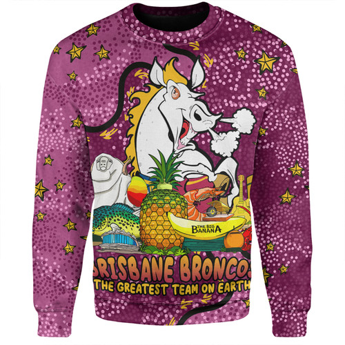 Brisbane Broncos Custom Sweatshirt - Australian Big Things Sweatshirt Brisbane Broncos Custom Sweatshirt - Australian Big Things Sweatshirt