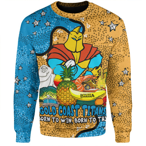 Gold Coast Titans Custom Sweatshirt - Australian Big Things Sweatshirt Gold Coast Titans Custom Sweatshirt - Australian Big Things Sweatshirt