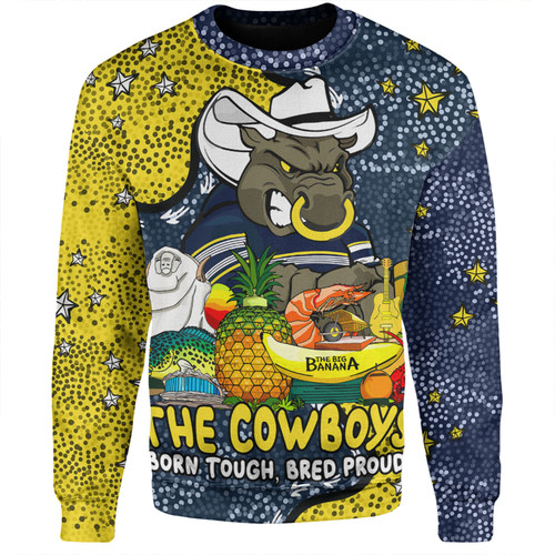 North Queensland Cowboys Custom Sweatshirt - Australian Big Things Sweatshirt North Queensland Cowboys Custom Sweatshirt - Australian Big Things Sweatshirt
